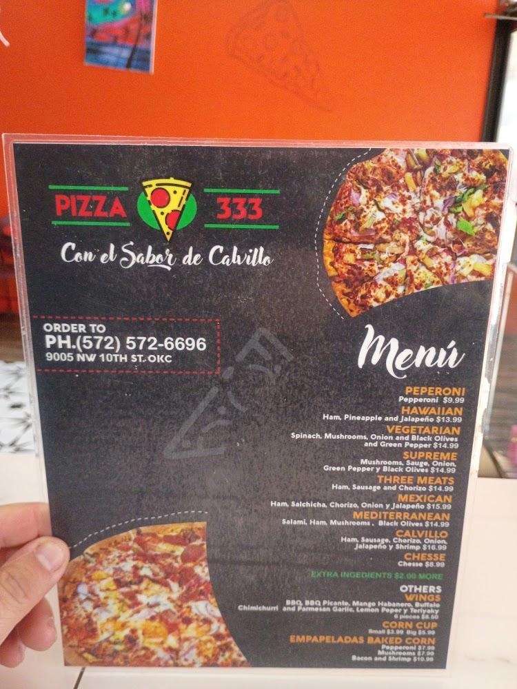 Pizza 333 Vegetarian Pizza